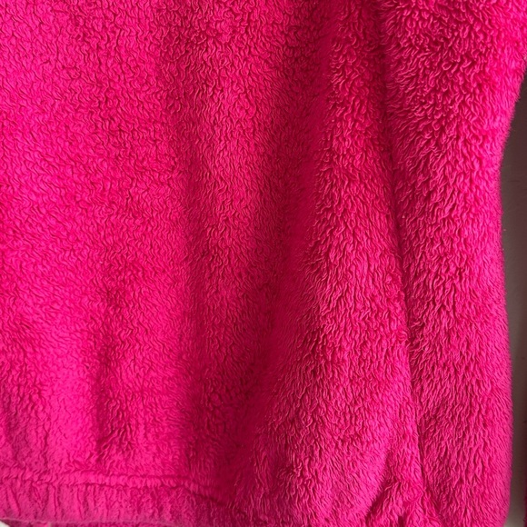 The North Face Vibrant Pink Girls' Full Zip Fuzzy Cozy Fleece Sz Lg (14/16) - Picture 8 of 11